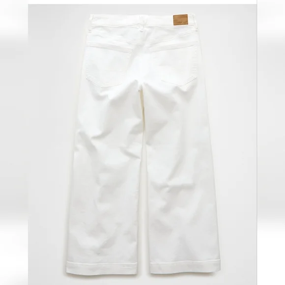 AE Dreamy Drape Stridgid Low Rise Baggy Wide Leg Cropped 6 Long - Picture 6 of 16